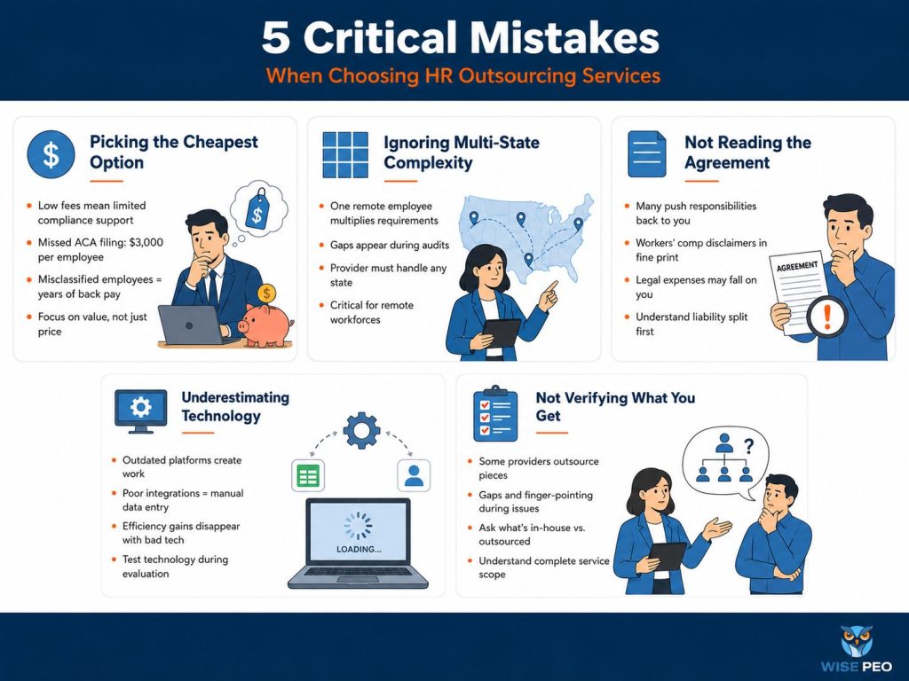 The Mistakes Businesses Make When Choosing HR Outsourcing Services